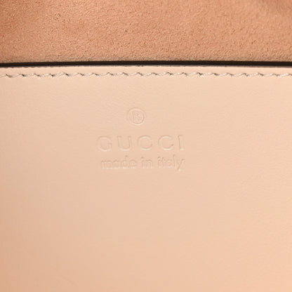 Gucci Calfskin Matelasse Small GG Marmont Chain Shoulder Bag White 6 of 8