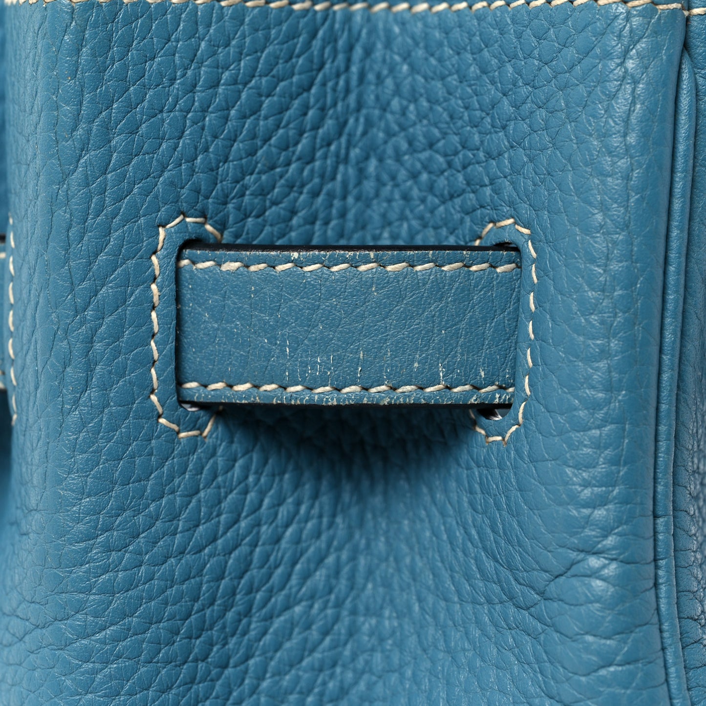 Taurillon Clemence Birkin 35 Blue Jean