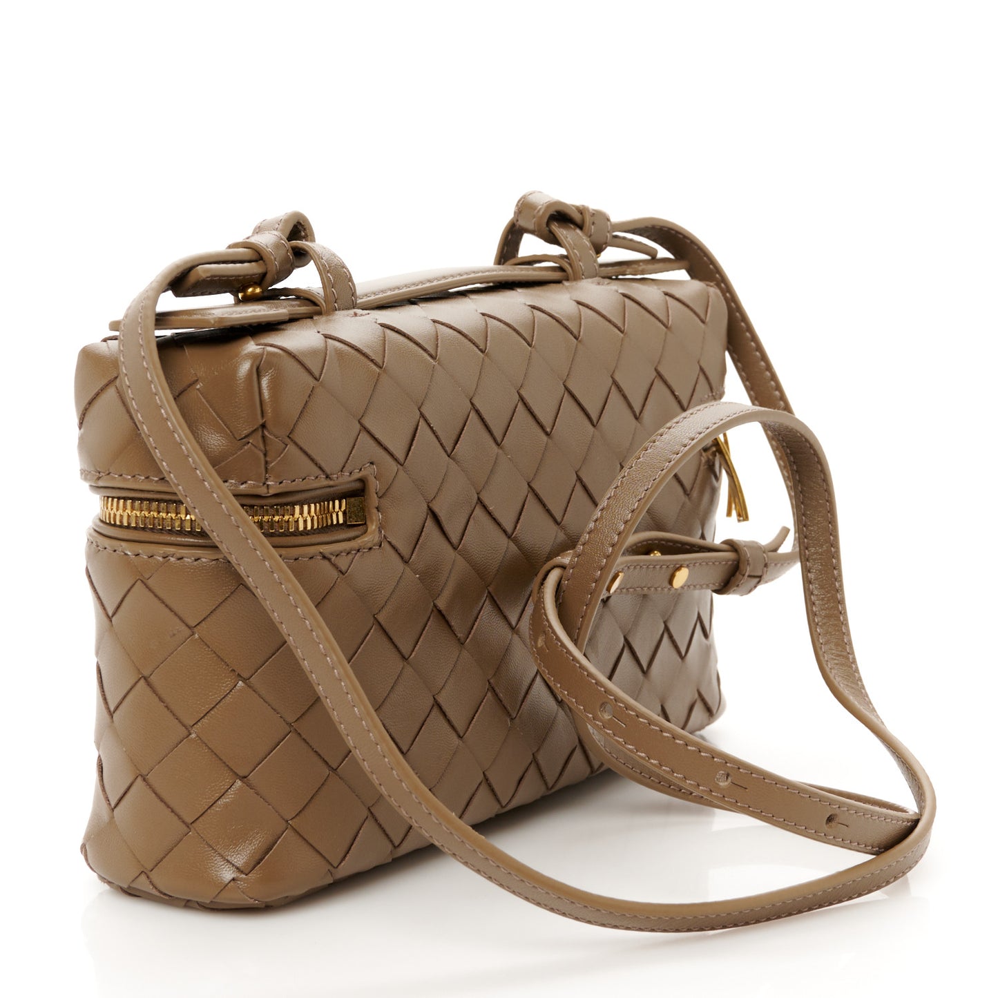 Nappa Intrecciato Bang Bang Vanity Case Pinecone