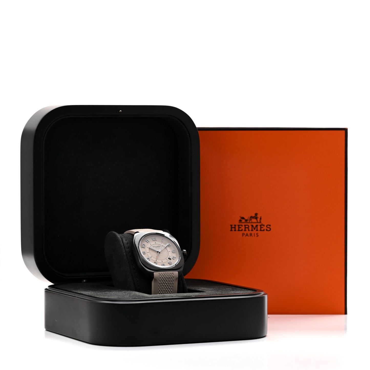 Titanium Rubber 39mm H08 Special Edition Automatic Watch Taupe