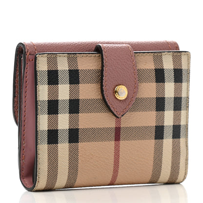 Burberry House Check Luna French Wallet Dusty Pink 3 of 9