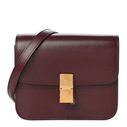Celine Box Calfskin Teen Classic Box Flap Bag Burgundy 1 of 10