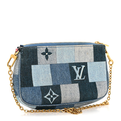 Louis Vuitton Denim Multi Pochette Accessories Mini Pochette 3 of 13