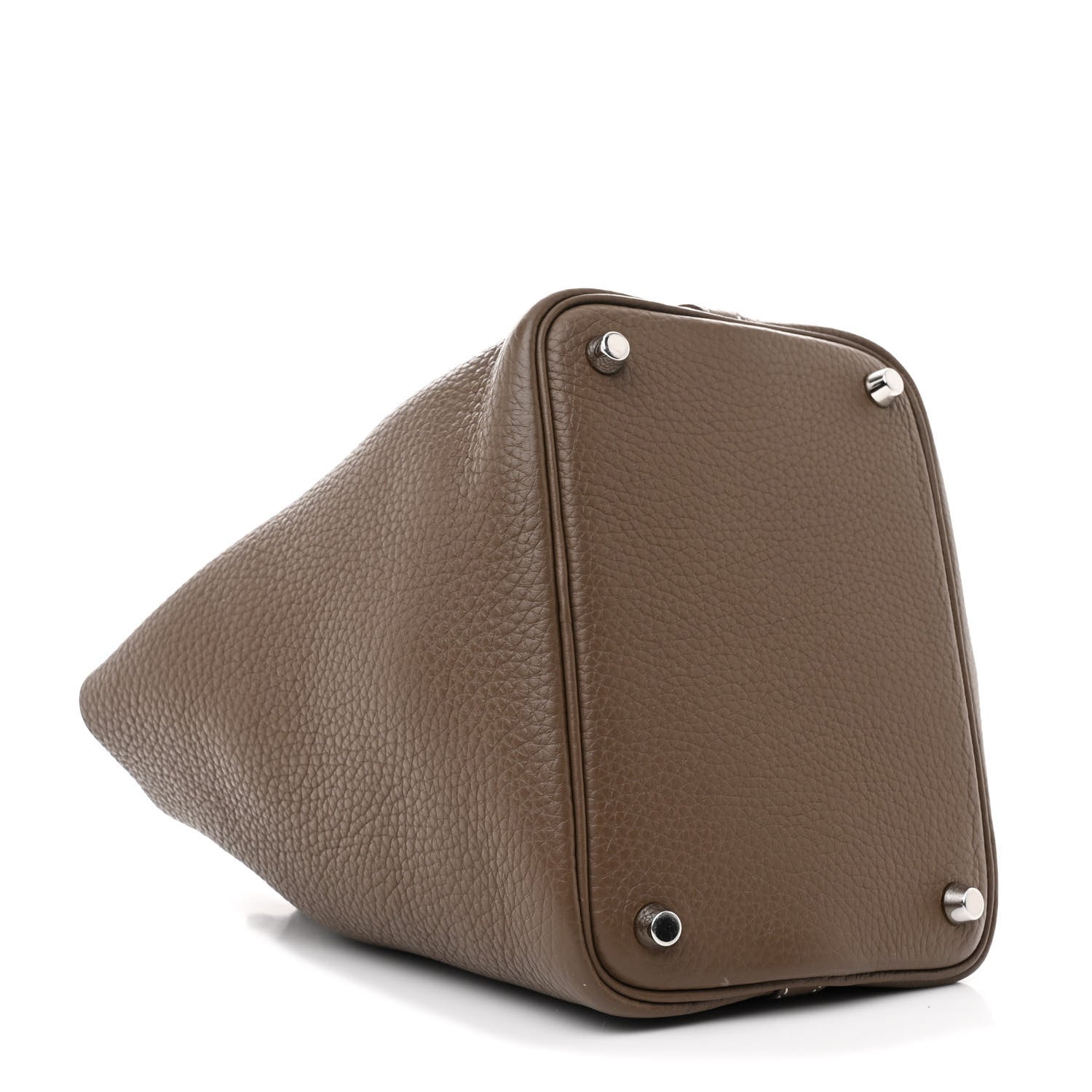 Hermes Taurillon Clemence Picotin Lock 18 PM Etoupe 4 of 11