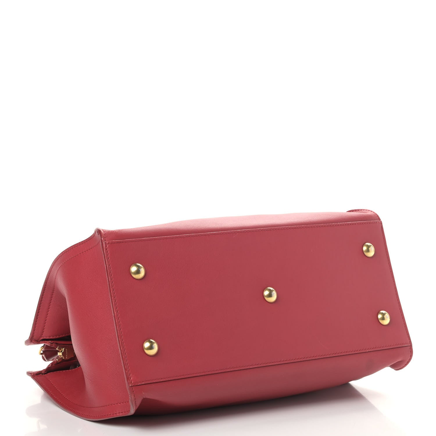 Saint Laurent Calfskin Small Classic Y Cabas Rouge Orient 4 of 9