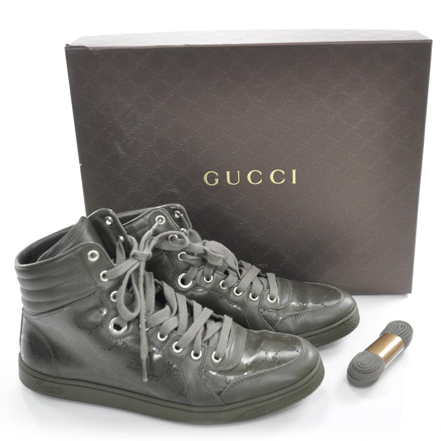 Imprime Monogram Mens Sneakers 7 Military