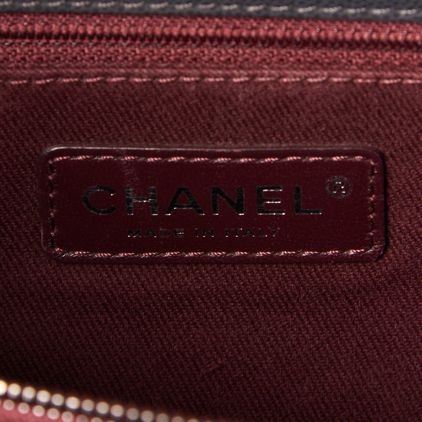 Caviar Quilted Large Coco Handle Flap Grey
