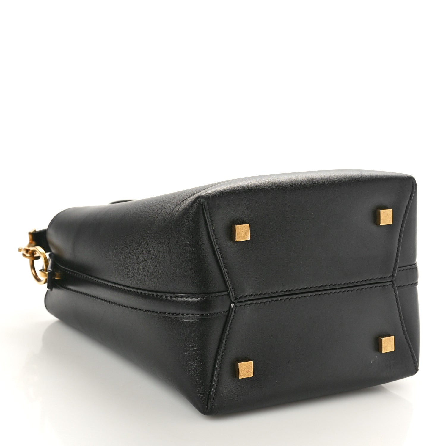 Saint Laurent Shiny Calfskin Le 37 Mini Bucket Bag Black 4 of 9