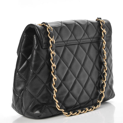 Chanel Lambskin Quilted Single Flap Black 3 of 7