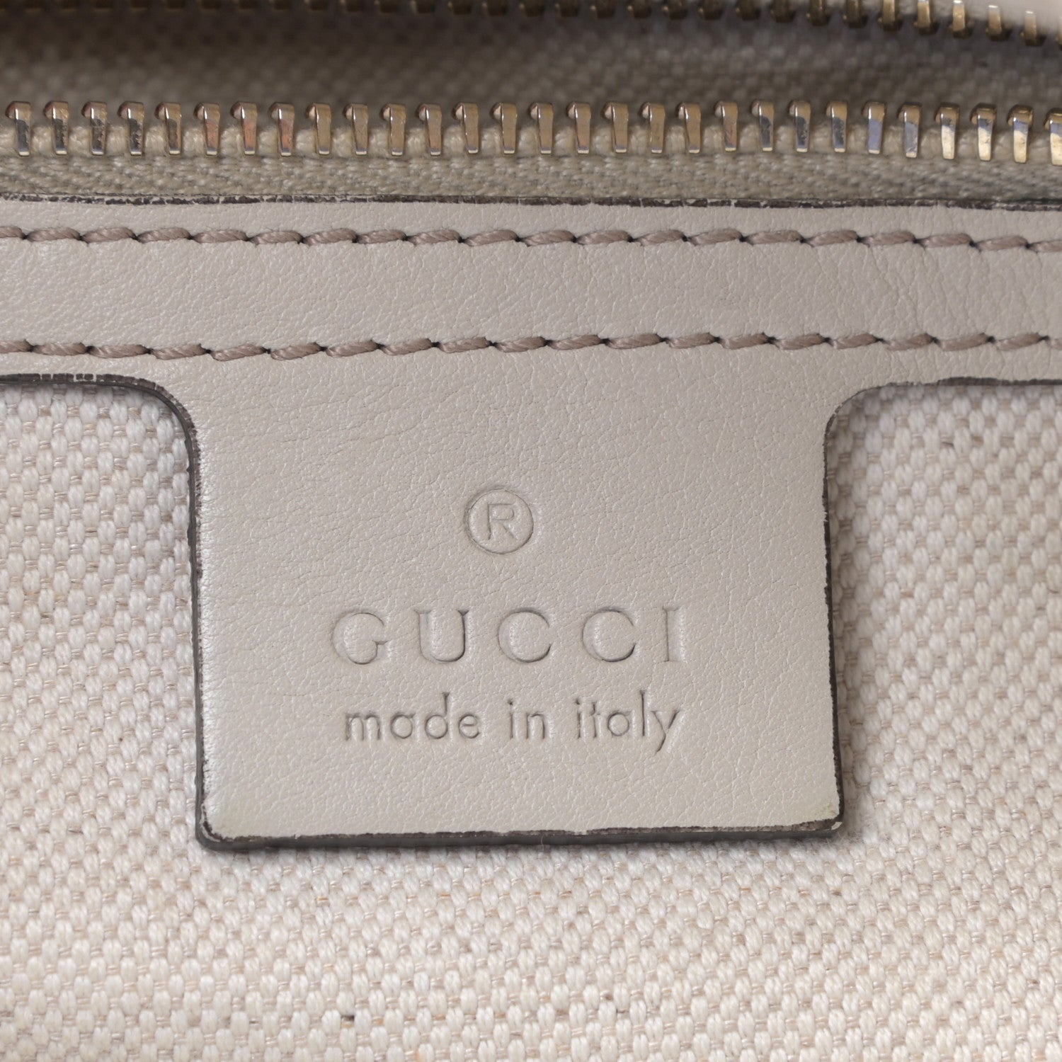 Gucci Guccissima Medium Bree Foldover Tote Nude 6 of 12