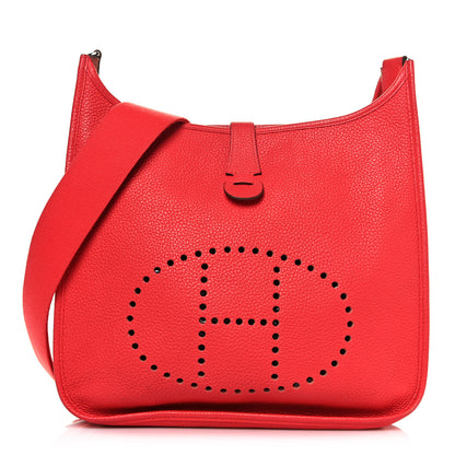 Hermes Taurillon Clemence Evelyne III GM Rose Jaipur 1 of 13