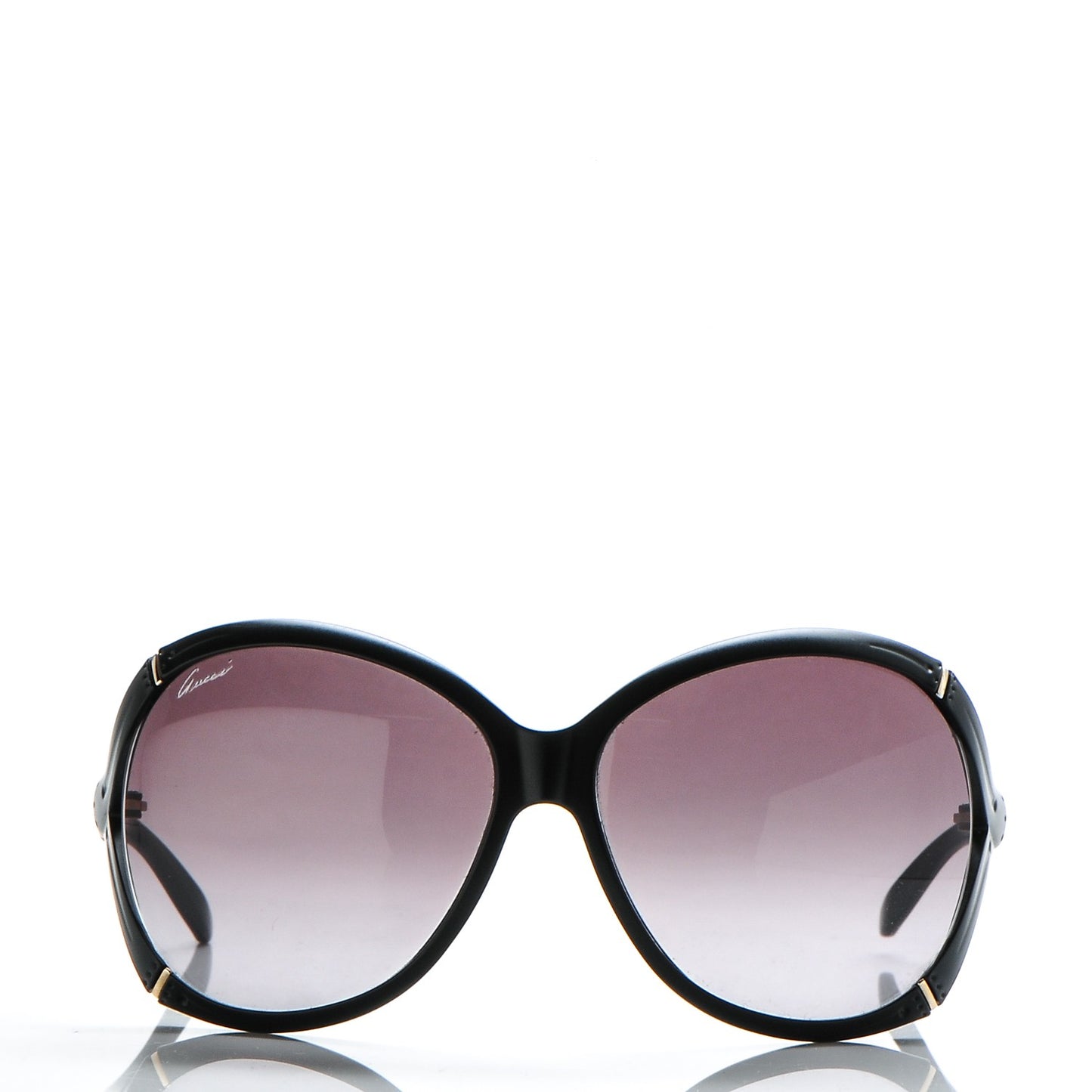 Oversized Oval Bamboo Sunglasses 3509/S Black