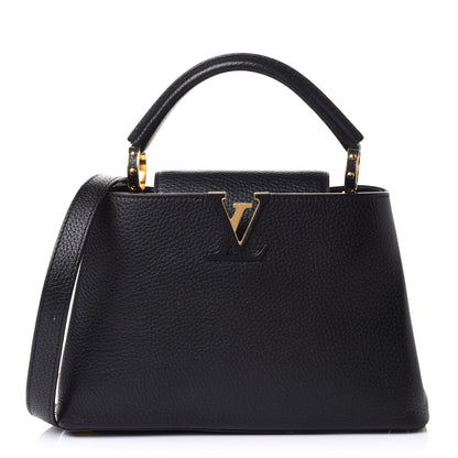 Louis Vuitton Taurillon Capucines BB Black 1 of 10