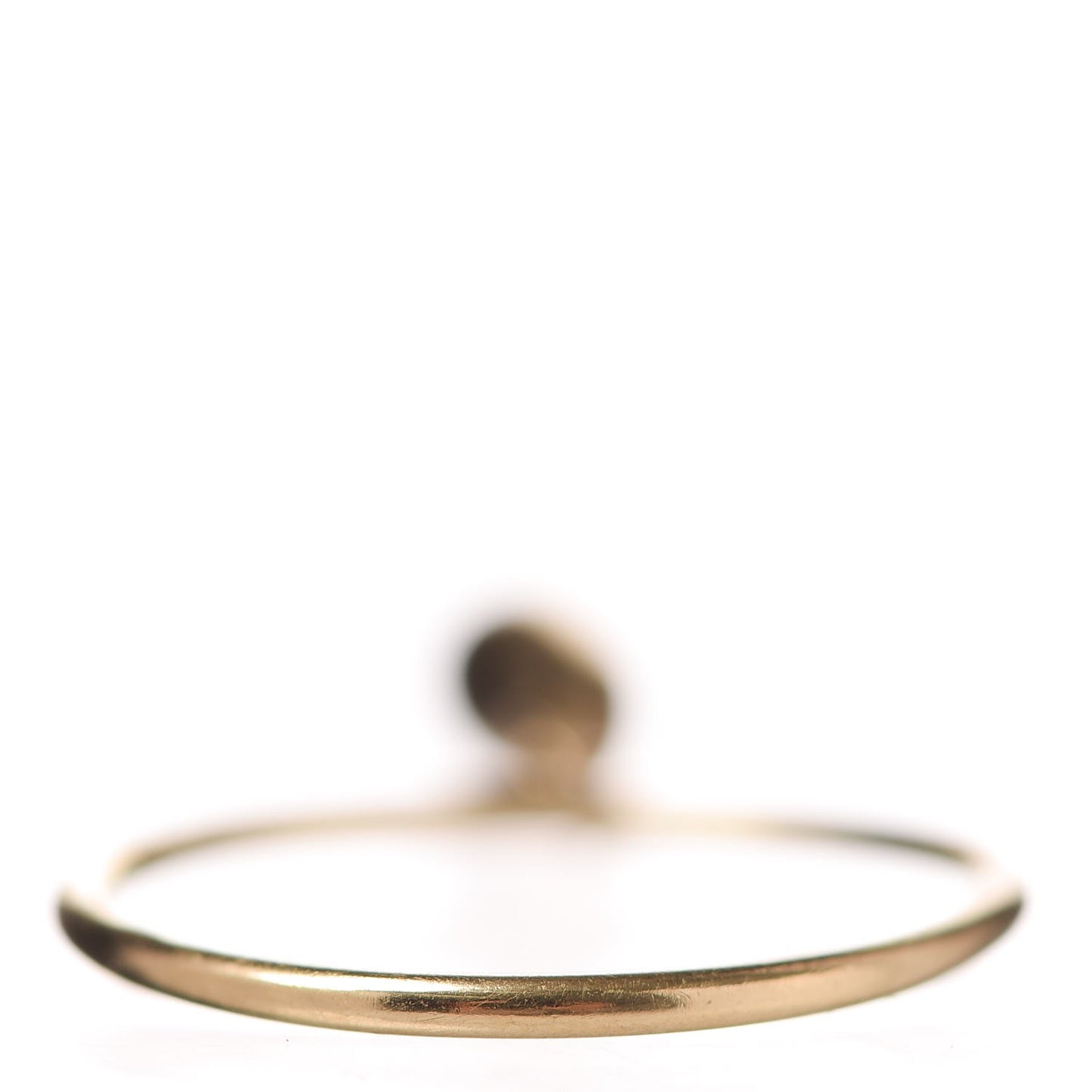 18K Yellow Gold Elsa Peretti Teardrop Charm Ring 54 6.75