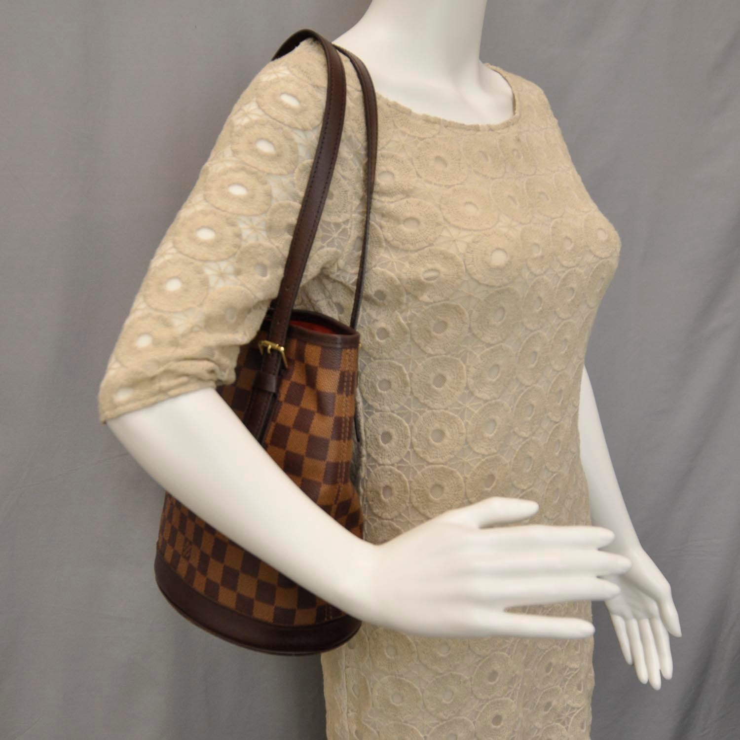 Louis Vuitton Damier Ebene Marais Bucket 23 2 of 8