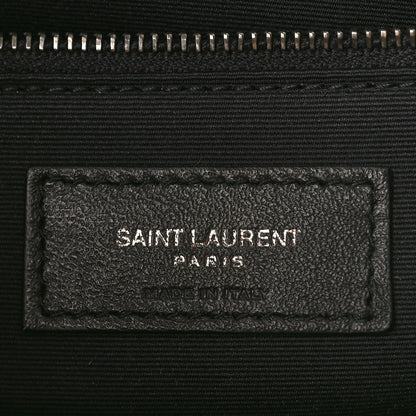 Saint Laurent Crinkled Calfskin Matelasse Monogram Medium Niki Chain Satchel Light Taupe 6 of 9