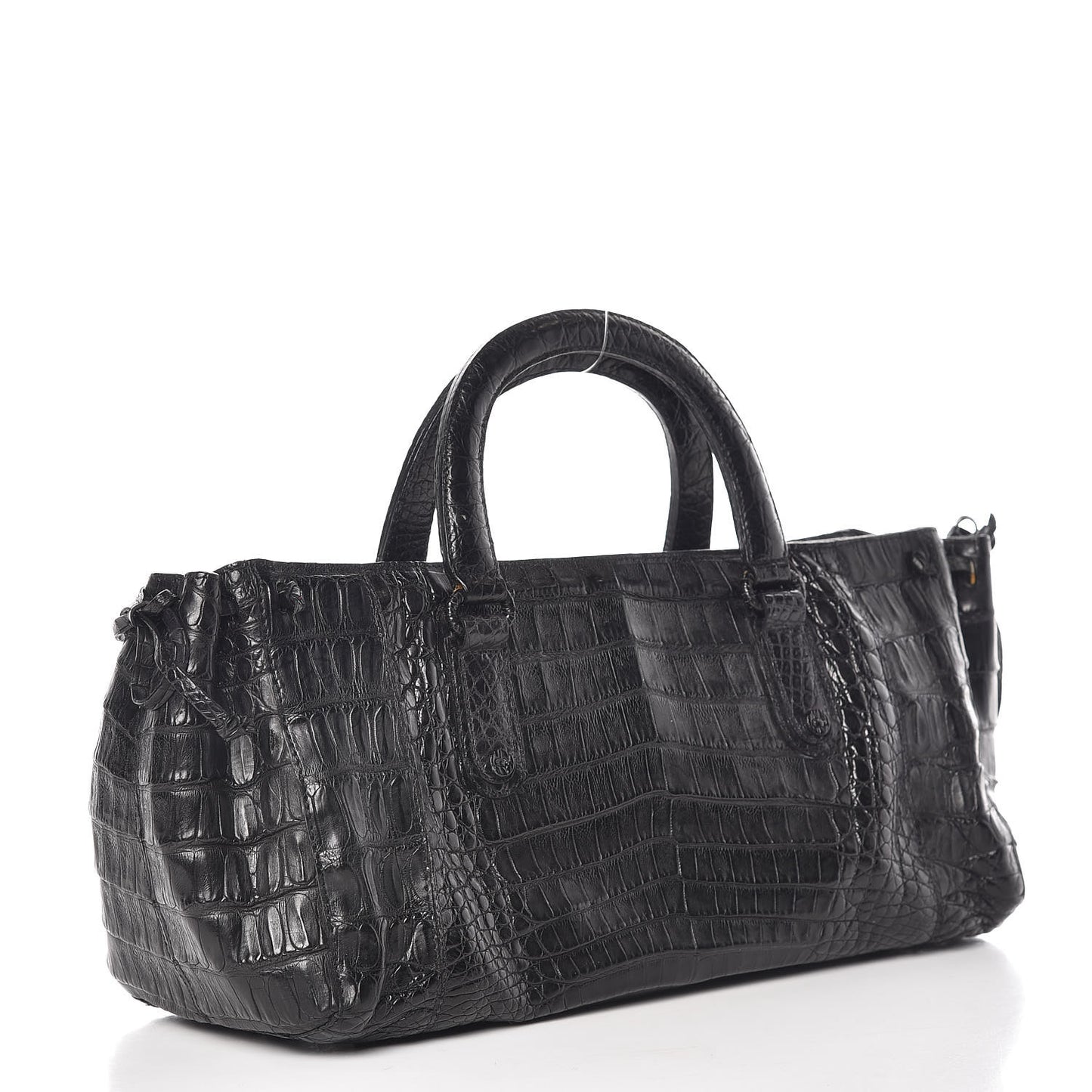Crocodile Tote Black