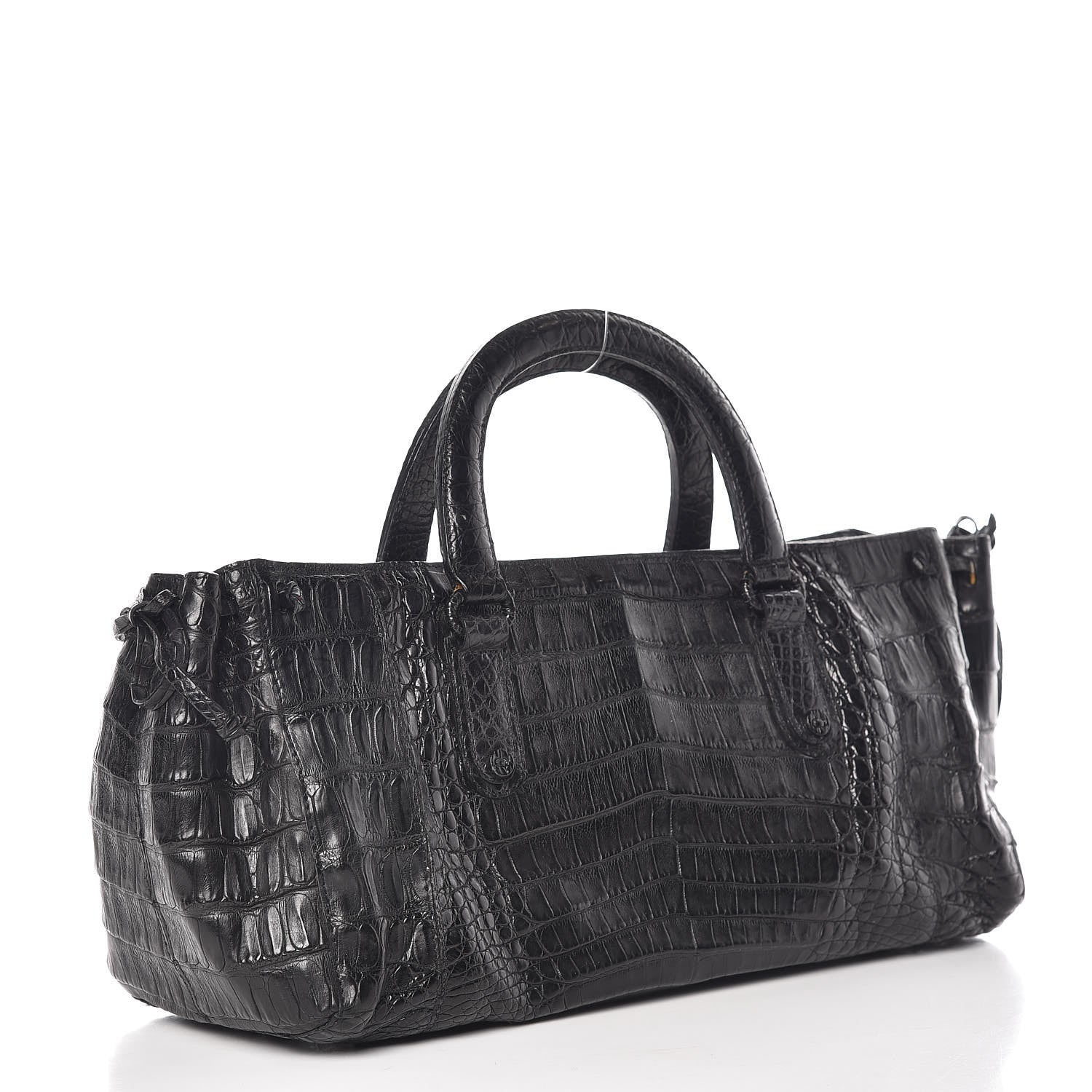 Nancy Gonzalez Crocodile Tote Black 3 of 15
