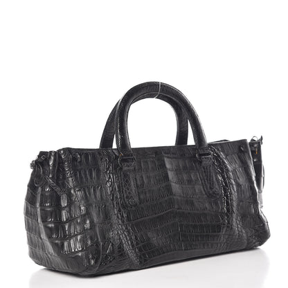 Nancy Gonzalez Crocodile Tote Black 3 of 15