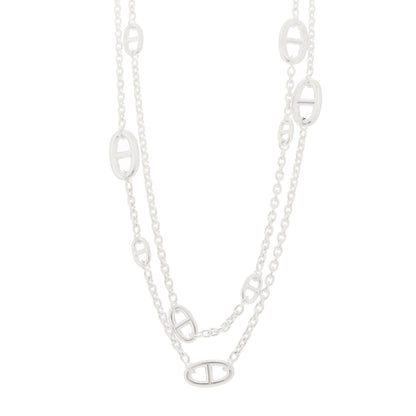 Hermes Sterling Silver Farandole Necklace 120 1 of 6