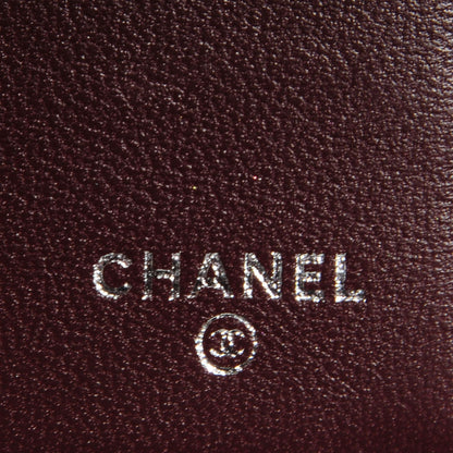 Chanel Lambskin Quilted Long Flap Wallet Black 6 of 8