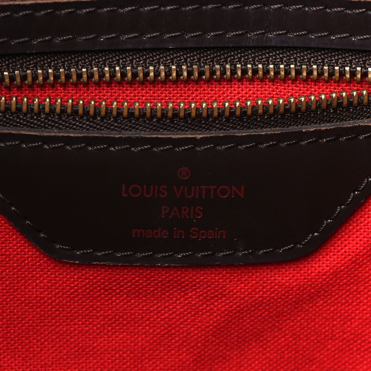Louis Vuitton Damier Ebene Cabas Rivington 6 of 12