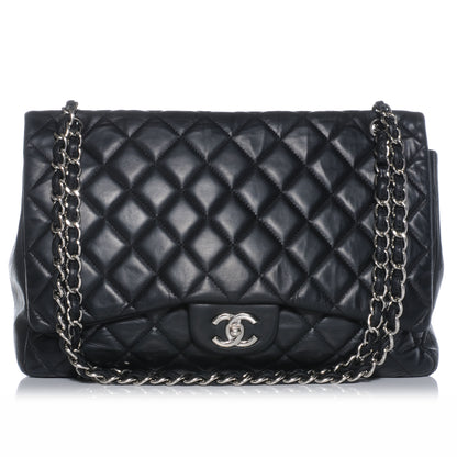 Chanel Lambskin Maxi Single Flap Black 1 of 12
