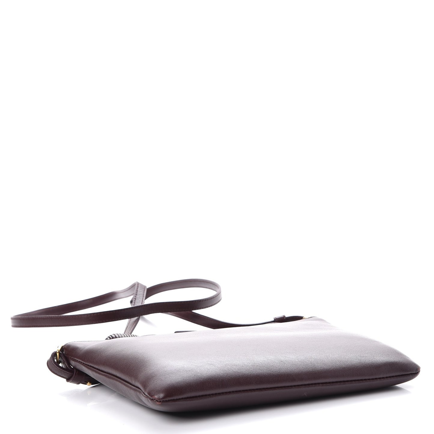 Calfskin Teen Monogram Crossbody Bag Bordeaux