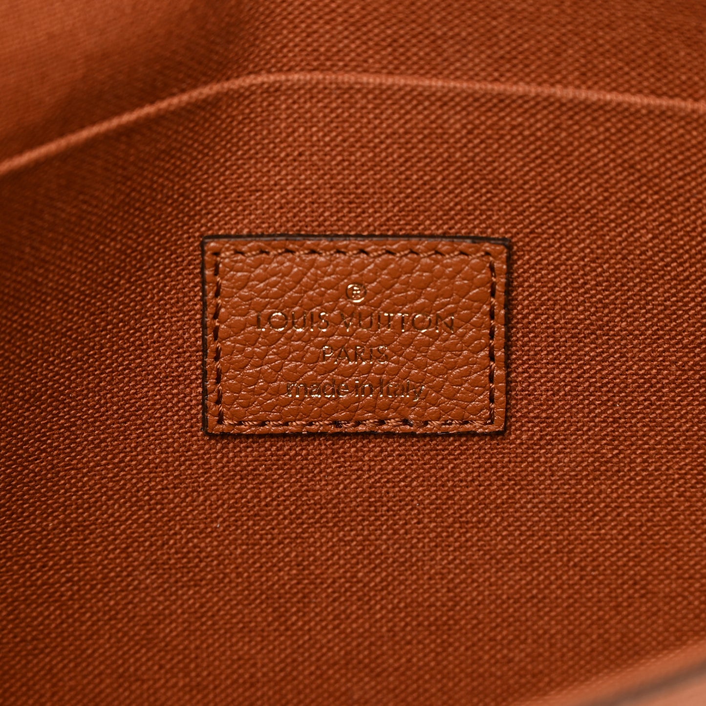 Empreinte Pochette Felicie Chain Wallet Cognac