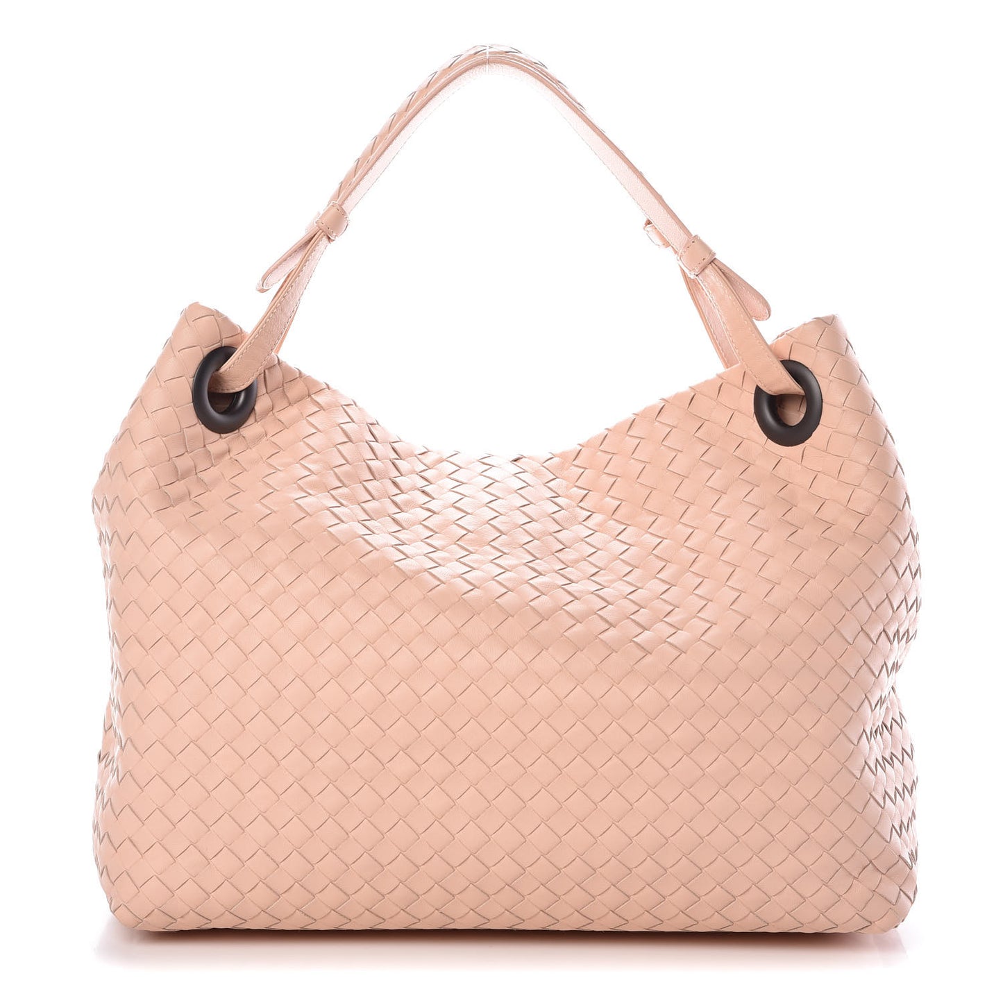 Nappa Intrecciato Medium Garda Bag Flamingo