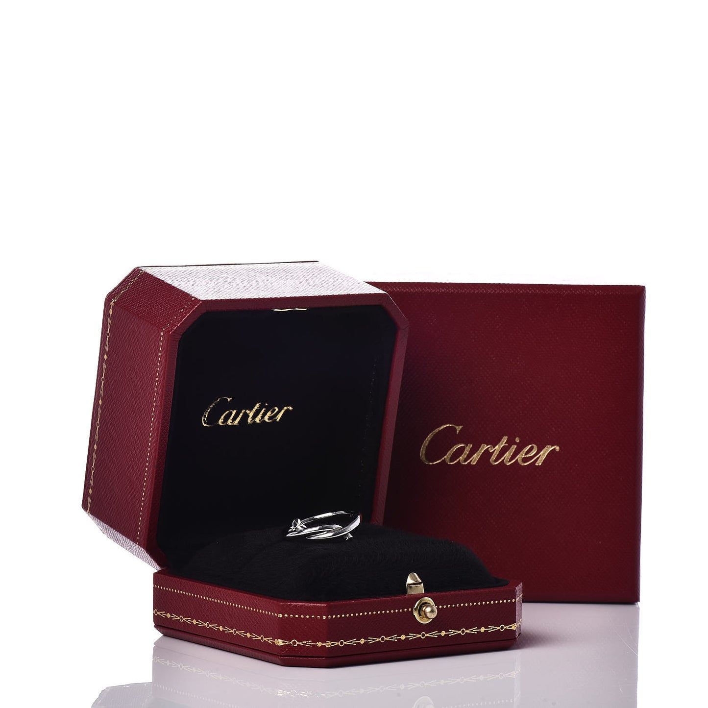 18K White Gold Entrelaces Ring 52 6