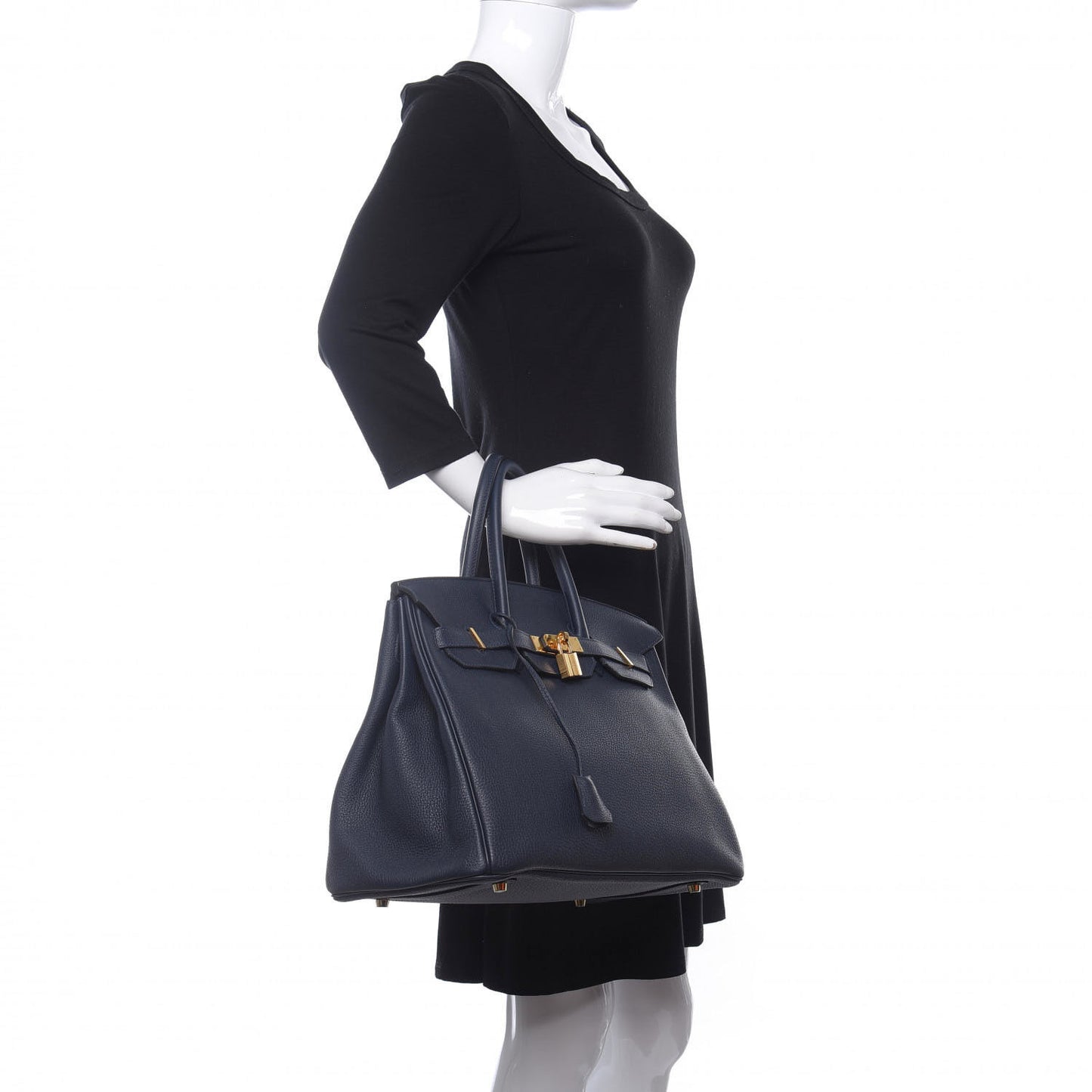 Togo Birkin 35 Bleu Nuit