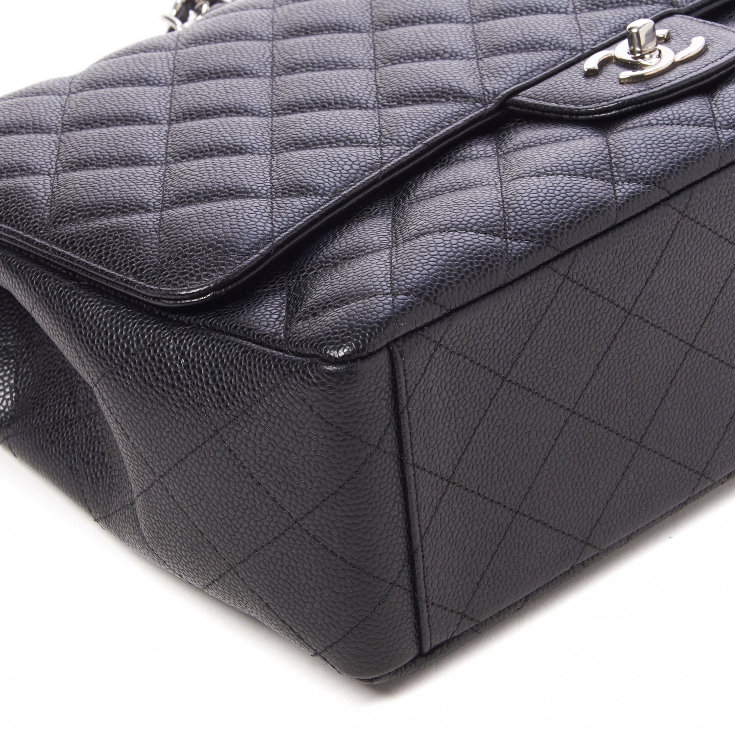 Chanel Caviar Quilted Maxi Single Flap Black 5 of 9