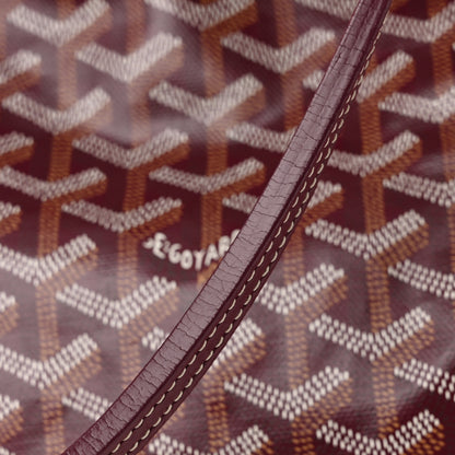Goyard Goyardine Sac Hardy Pet Carrier PM Burgundy 14 of 16
