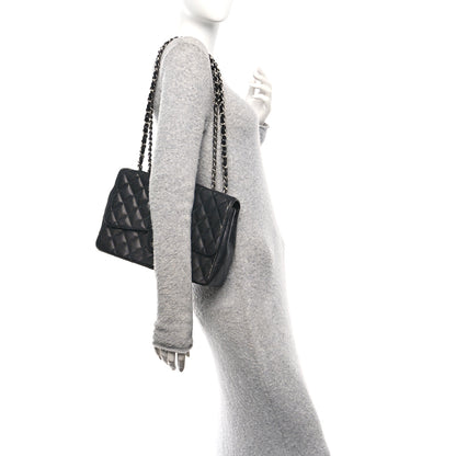 Chanel Caviar Quilted Jumbo Single Flap Black 2 of 10