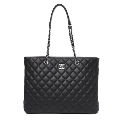 Chanel Calfskin Quilted Large Classic Shopping Tote Black 1 of 10