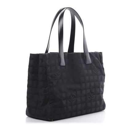 Chanel Nylon Large Travel Tote Black 3 of 10