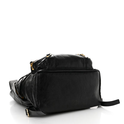 Balenciaga Agneau Classic Gold Hardware Backpack Black 5 of 12