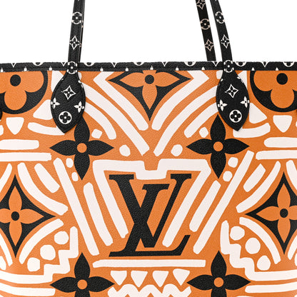 Louis Vuitton LOUIS VUITTON Monogram Giant Crafty Neverfull MM Creme Caramel 7 of 10