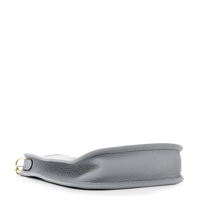Hermes Taurillon Clemence Evelyne TPM Gris Pantin 4 of 10
