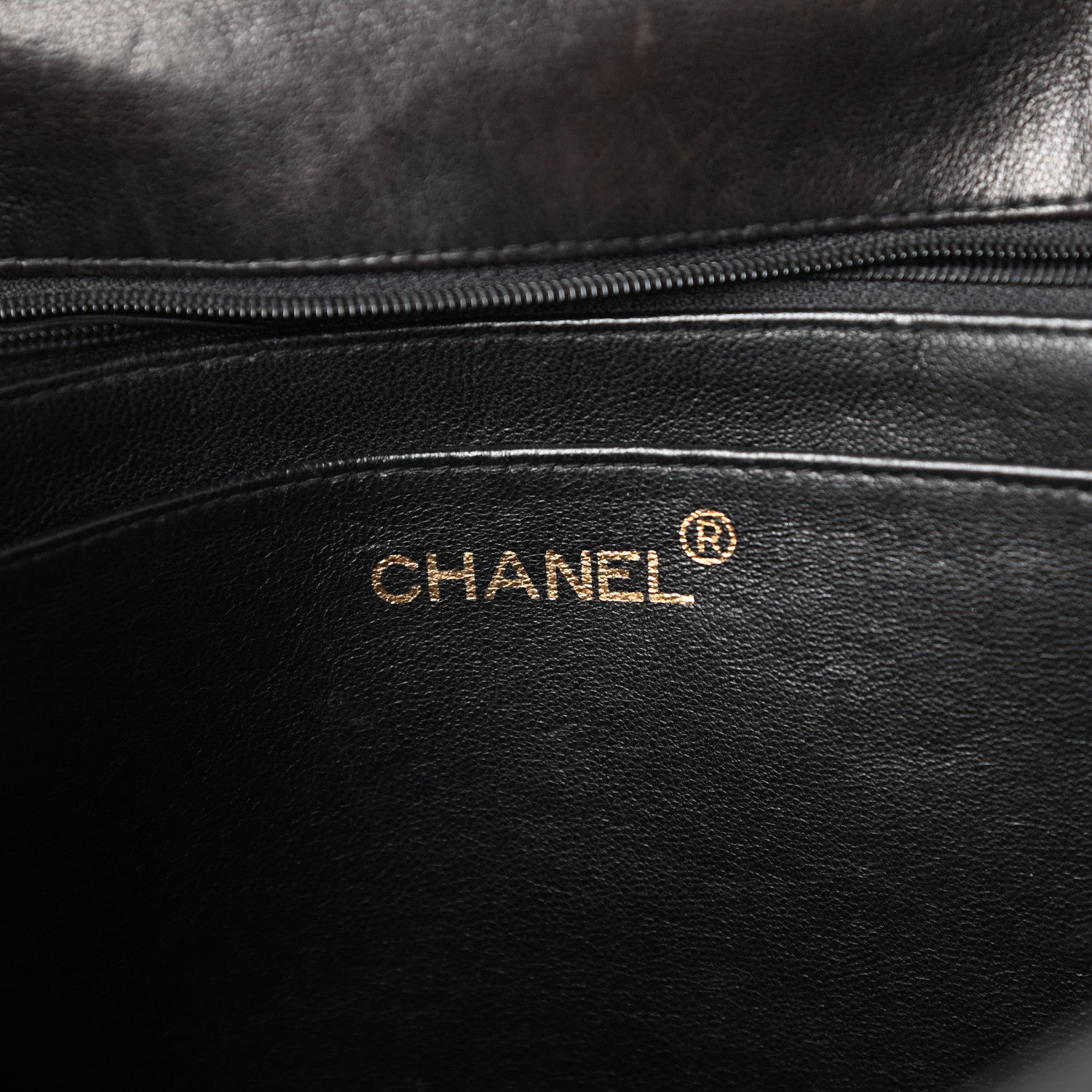 Chanel Lambskin Quilted XL Jumbo Single Flap Black 6 of 10