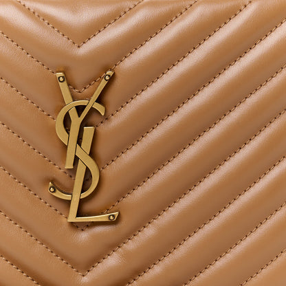 Saint Laurent Calfskin Matelasse Monogram Lou Camera Bag Cinnamon 8 of 11