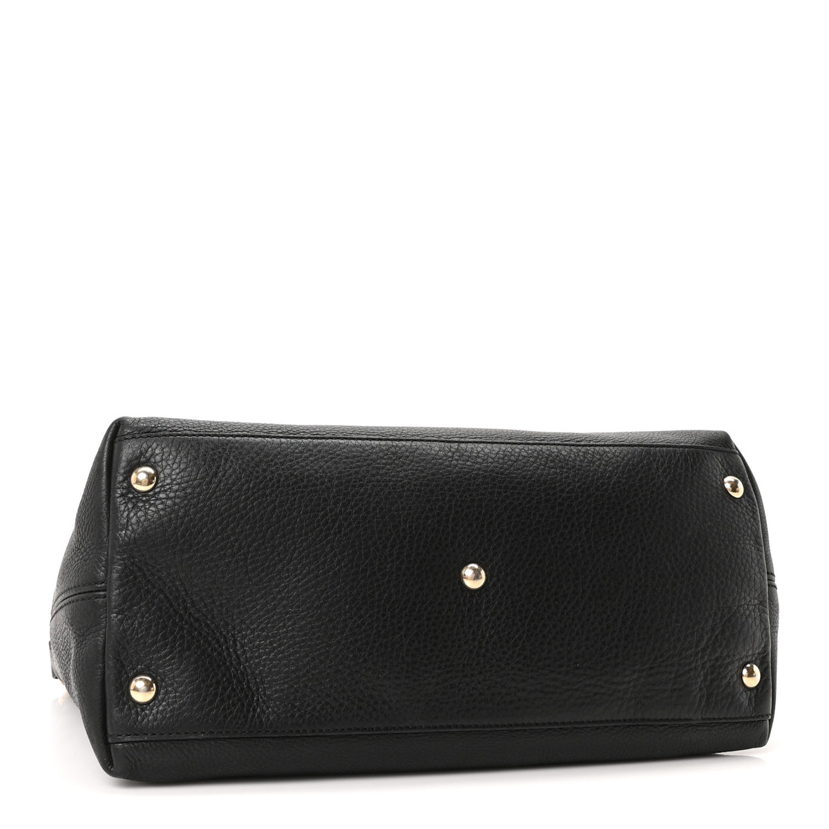 Cellarius Calfskin Small Soho Top Handle Satchel Black