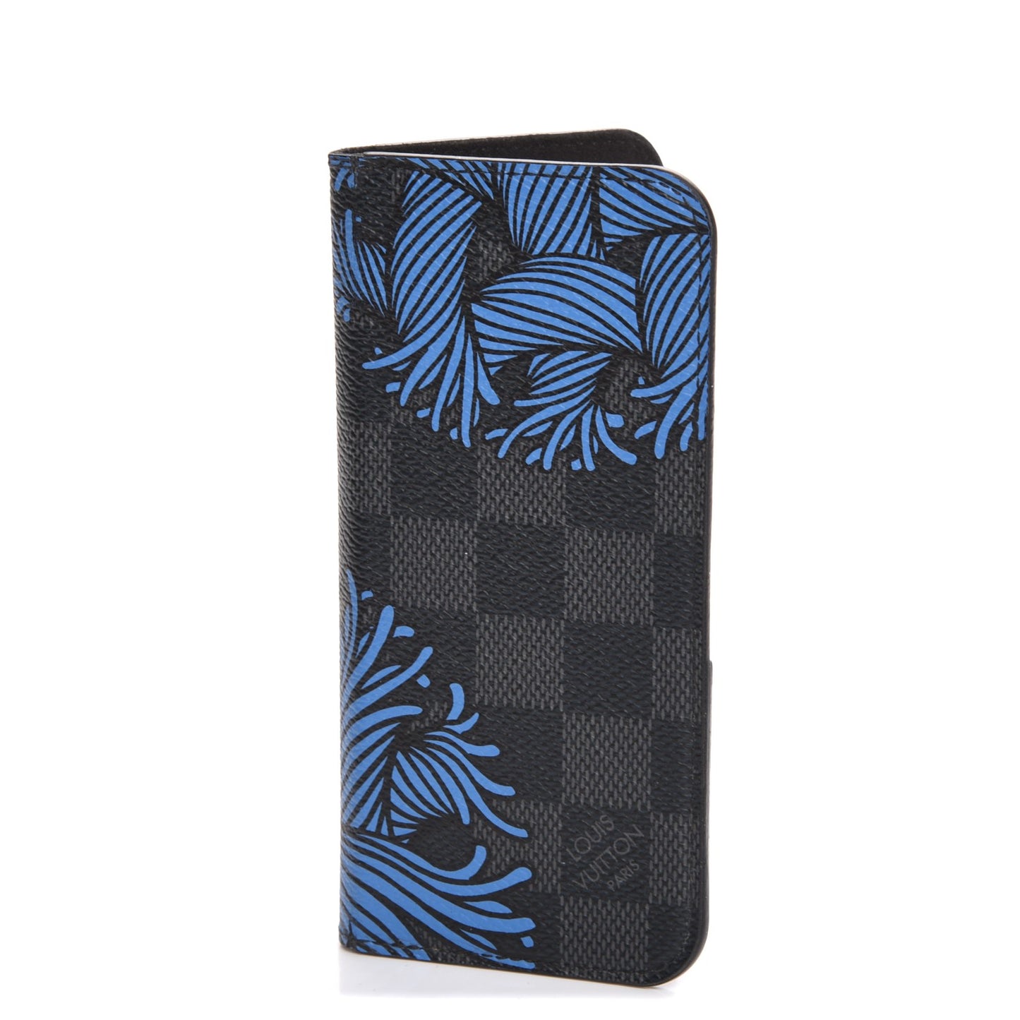 Damier Graphite Rope iPhone 7 Folio Case Blue