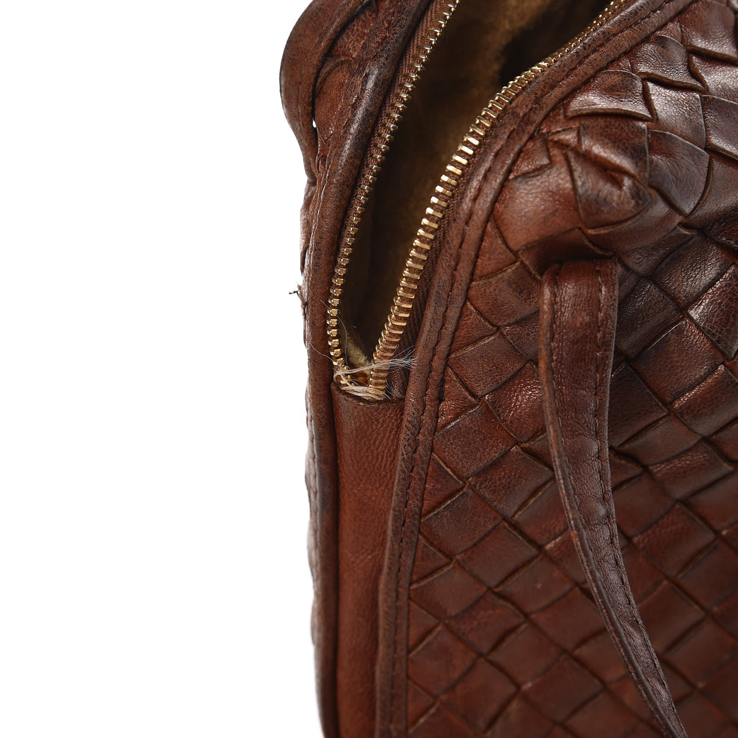 Bottega Veneta Nappa Intrecciato Crossbody Bag Brown 10 of 12