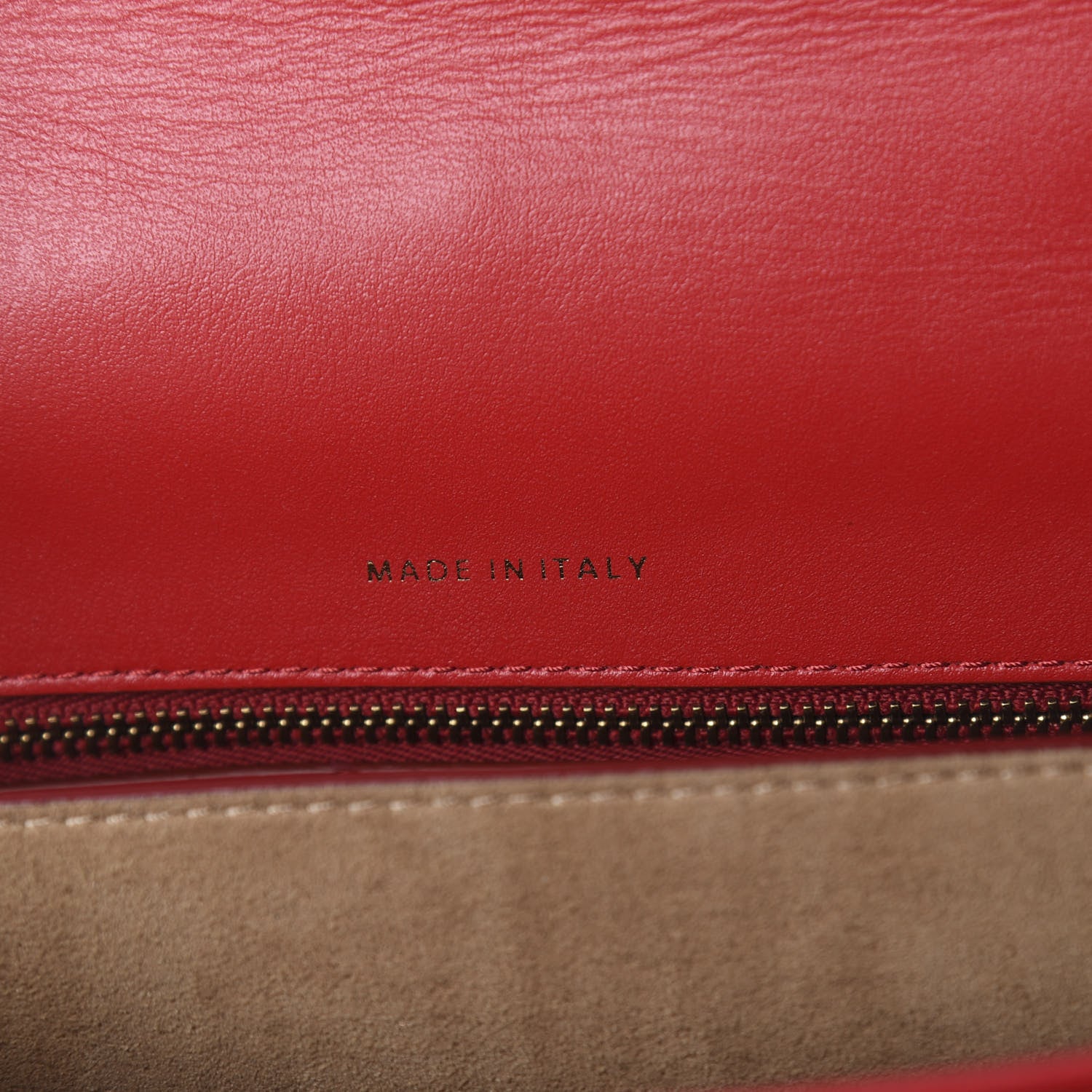 MCM Lambskin Quilted Small Patricia Crossbody Bag Ruby Red 9 of 10