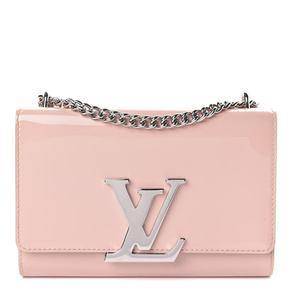 Louis Vuitton Patent Chain Louise MM Rose Ballerine 1 of 13