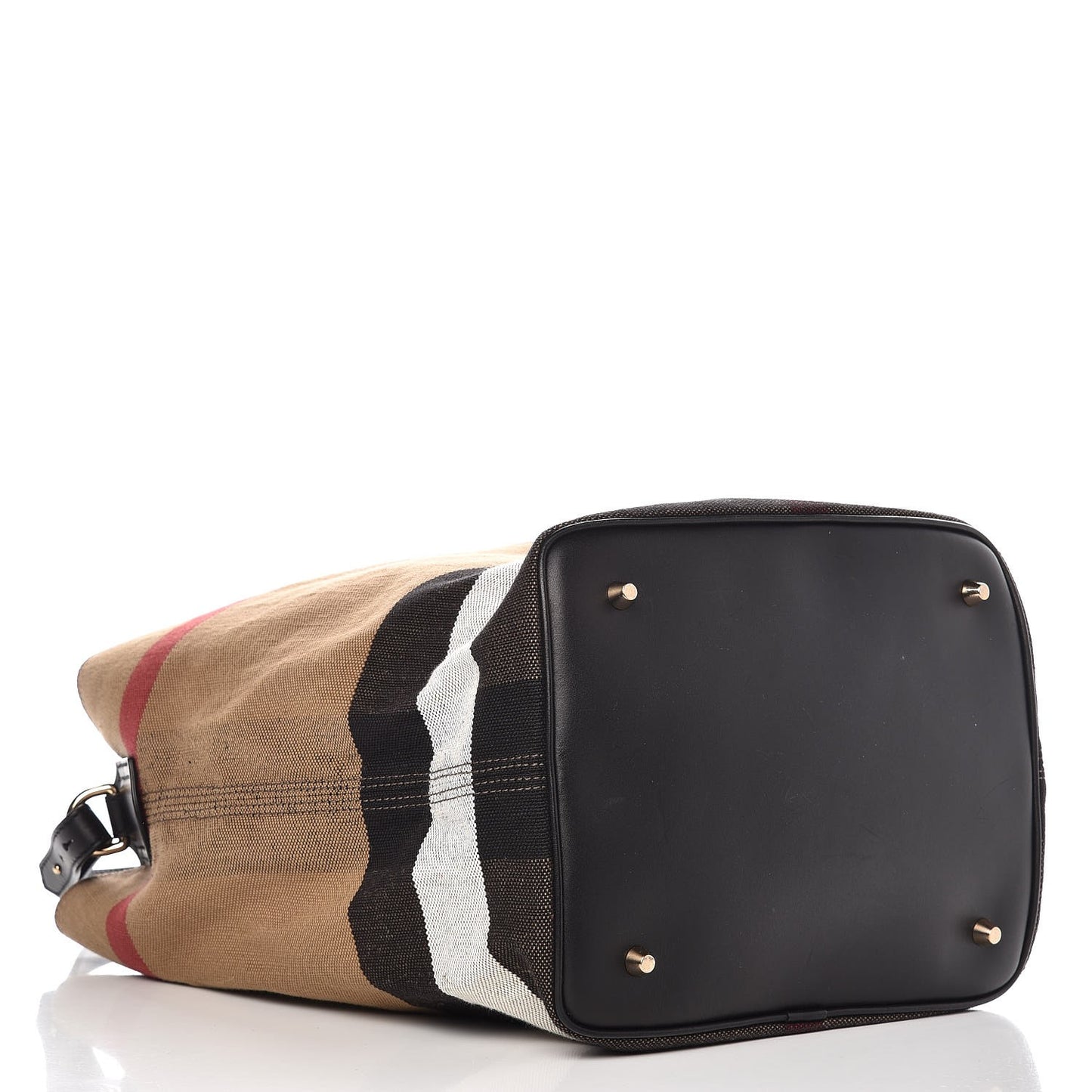 Canvas Mega Check Medium Ashby Hobo Black
