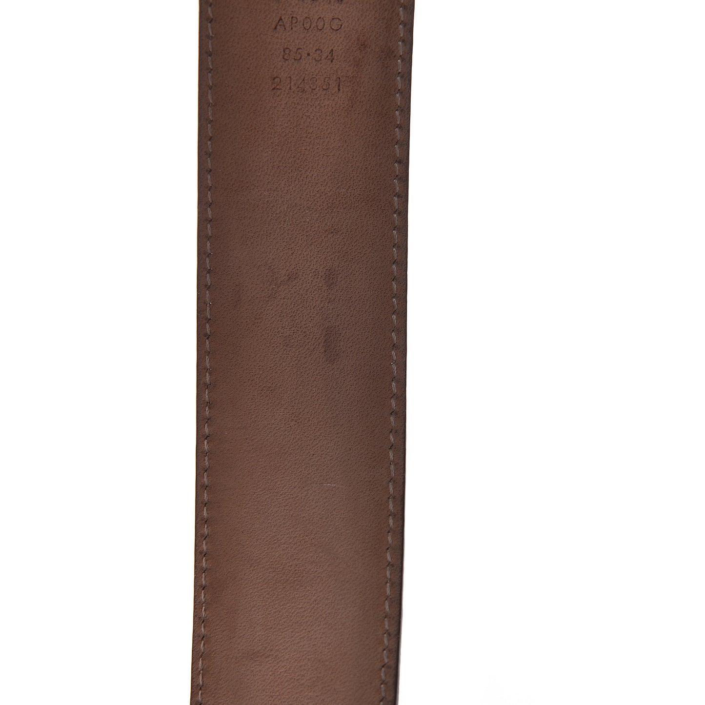 Calfskin Interlocking G 37mm Belt 85 34 Camelia