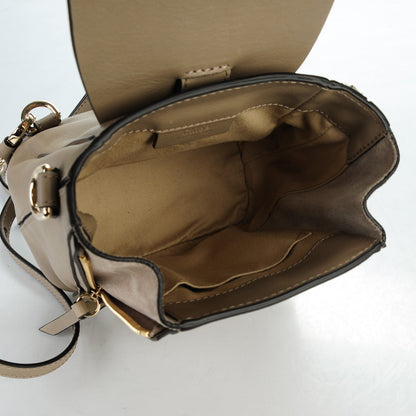 Chloe Suede Calfskin Mini Faye Backpack Motty Grey 5 of 7